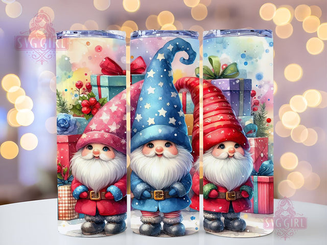 Gnomes Christmas Tumbler Wrap Winter Skinny 20 oz Tumbler Sublimation Design Christmas Gnomes Tumbler PNG, Digital Download Sublimation SvggirlplusArt 