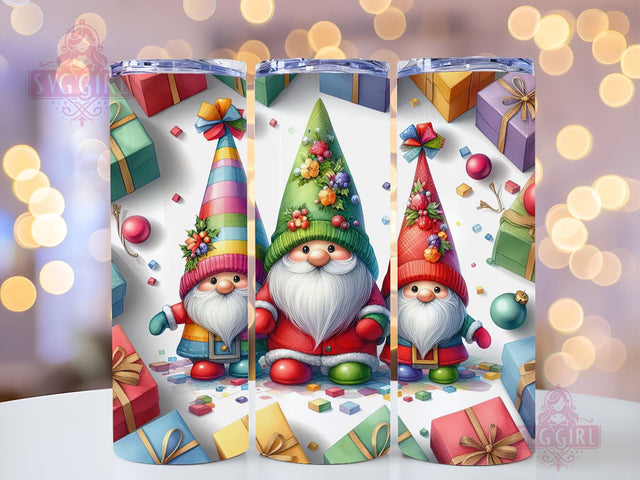 Gnomes Christmas Tumbler Wrap Winter Skinny 20 oz Tumbler Sublimation Design Christmas Gnomes Tumbler PNG, Digital Download Sublimation SvggirlplusArt 