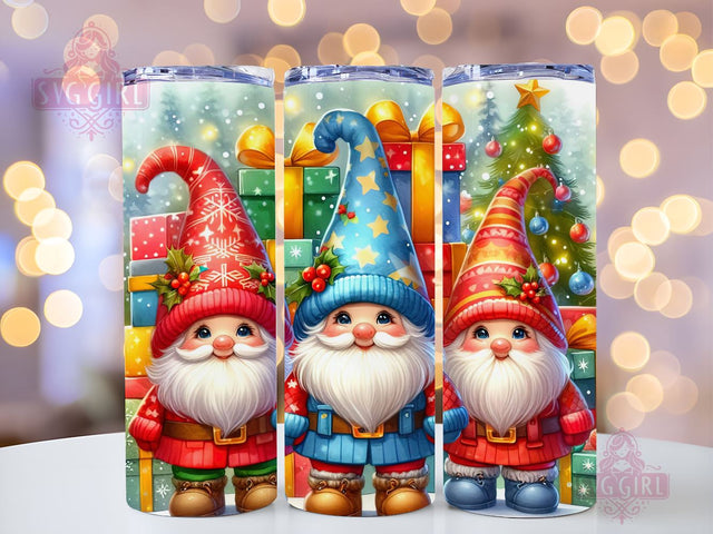 Gnomes Christmas Tumbler Wrap Winter Skinny 20 oz Tumbler Sublimation Design Christmas Gnomes Tumbler PNG, Digital Download Sublimation SvggirlplusArt 