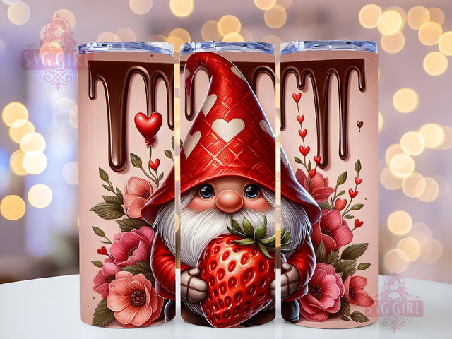Gnomes Valentines Tumbler Wrap PNG, Gnomes 20oz Tumbler Wrap Sublimation Design, Straight Tapered Tumbler Wrap, Tumbler Png, Instant Digital Download Sublimation SvggirlplusArt 