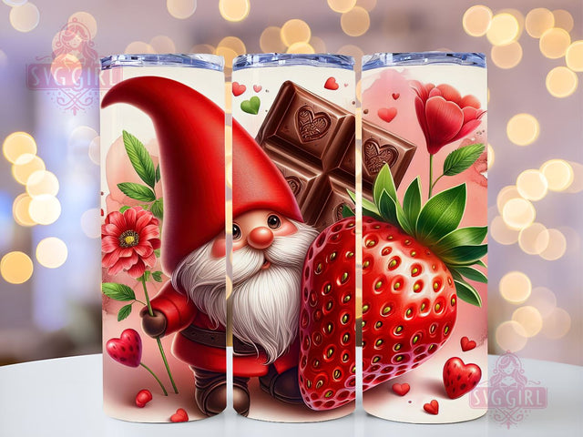 Gnomes Valentines Tumbler Wrap PNG, Gnomes 20oz Tumbler Wrap Sublimation Design, Straight Tapered Tumbler Wrap, Tumbler Png, Instant Digital Download Sublimation SvggirlplusArt 