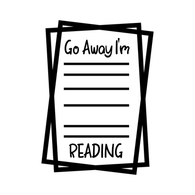 Go Away I'm Reading svg SVG orpitasn 