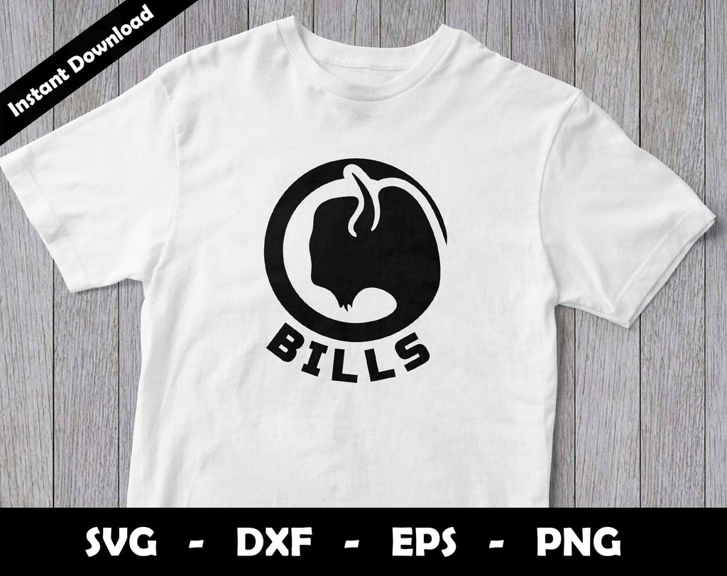Go Bills SVG Cut File, Bills logo SVG Design, Bills Football Mascot ...