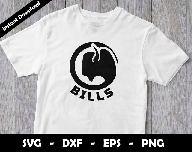 Go Bills SVG Cut File, Bills logo SVG Design, Bills Football Mascot SVG Arthur Arellano 