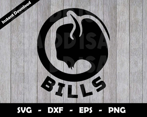 Go Bills SVG Cut File, Bills logo SVG Design, Bills Football Mascot SVG Arthur Arellano 