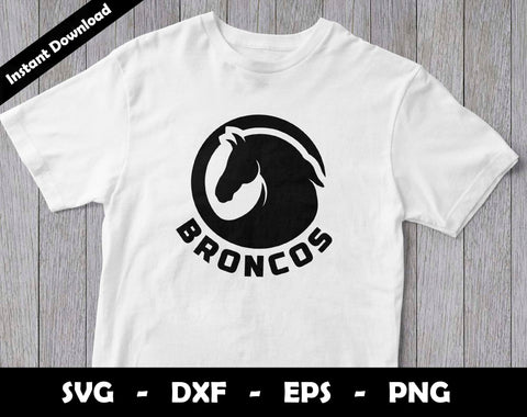 Go Broncos SVG Cut File, Broncos logo SVG Design, Broncos Football Mascot, Sublimation Design Png SVG Arthur Arellano 