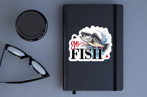 Go fish Sticker Design Sublimation Regulrcrative 