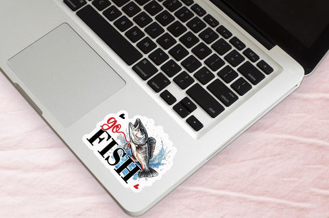 Go fish Sticker Design Sublimation Regulrcrative 