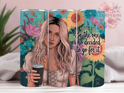 Go For It Quote 20oz Tumbler, Inspirational Gift, Sublimation Wrap, Motivational Mug, 20oz Tumbler Design, Go For It Quote, Positive PNG Sublimation Li Zamperini 