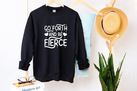 Go Forth and Be Fierce - Self Love Quote SVG SVG CraftLabSVG 