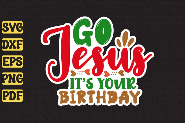 go Jesus Its Your Birthday Digital Pattern orpitasn 