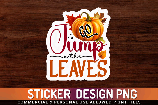 Go jump in the Sticker Design Sublimation Regulrcrative 