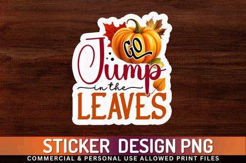 Go jump in the Sticker Design Sublimation Regulrcrative 