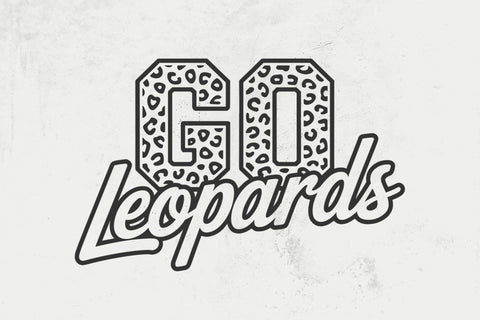 Go Leopards Svg, Go Leopards Football Svg, Run Leopards Svg, Cheer Mom T-Shirt SVG DesignDestine 