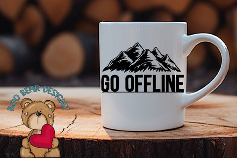 Go Offline Svg SVG Boo Bear Designz 