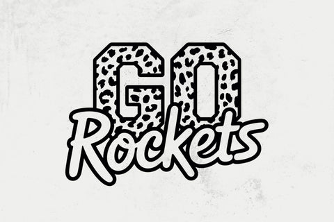 Go Rockets Leopard Svg, Go Rockets Football Svg, Run Rockets Svg, Cheer Mom T-Shirt SVG DesignDestine 