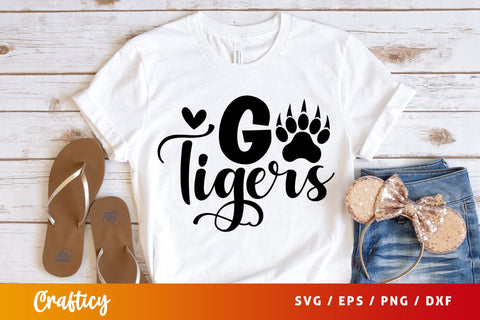 Go Tigers SVG Design SVG Designangry 