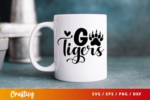 Go Tigers SVG Design SVG Designangry 