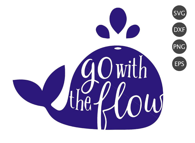 Go With The Flow SVG Ikonart Design Shop 