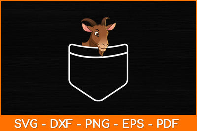 Goat For Men Women Pocket Svg Design SVG artprintfile 