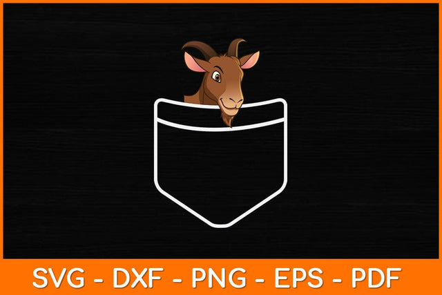Goat For Men Women Pocket Svg Design SVG artprintfile 