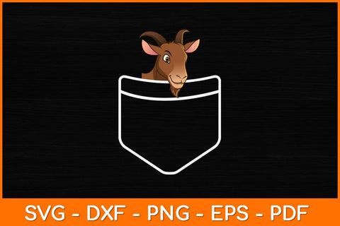 Goat For Men Women Pocket Svg Design SVG artprintfile 