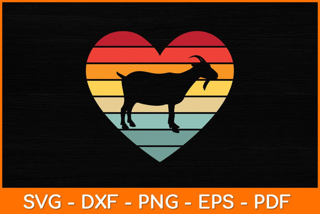 Goat Lover Retro Vintage Svg Design SVG artprintfile 