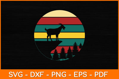 Goat Retro Vintage Svg Design SVG artprintfile 