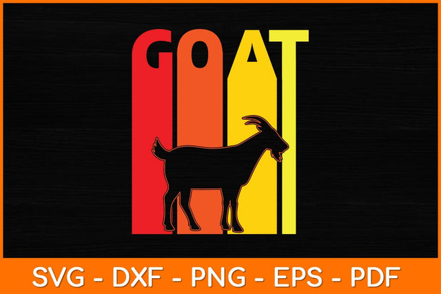 Goat Retro Vintage Svg Design SVG artprintfile 