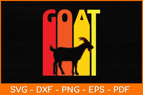 Goat Retro Vintage Svg Design SVG artprintfile 