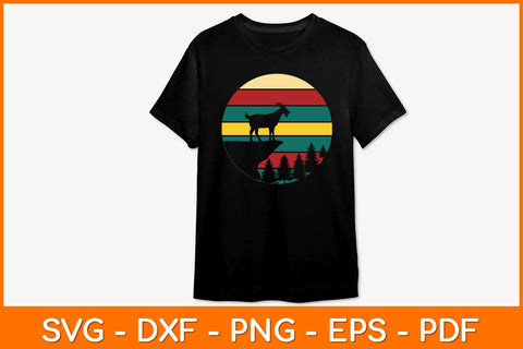 Goat Retro Vintage Svg Design SVG artprintfile 