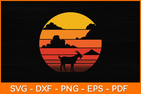 Goat Vintage Retro Svg Design SVG artprintfile 