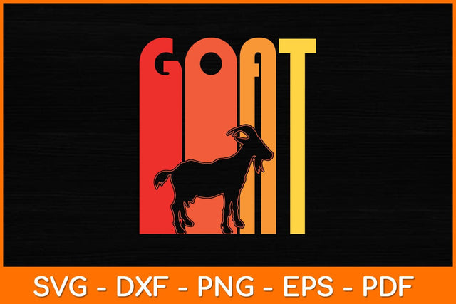 Goat Vintage Retro Svg Design SVG artprintfile 