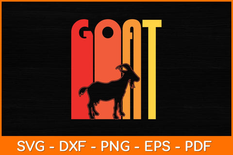 Goat Vintage Retro Svg Design SVG artprintfile 