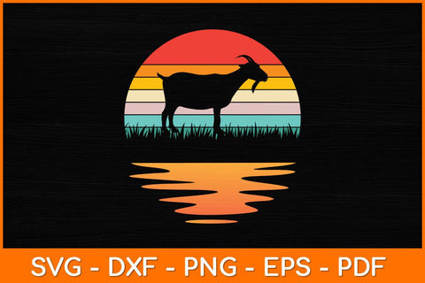 Goat Vintage Retro Svg Design SVG artprintfile 