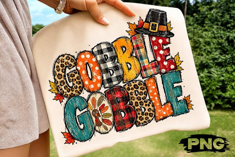 Gobble Gobble Thanksgiving Sublimation SVG DesignDestine 