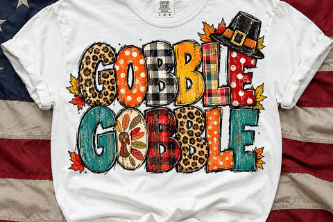 Gobble Gobble Thanksgiving Sublimation SVG DesignDestine 