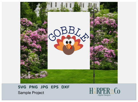 Gobble SVG PNG Cut EPS File SVG HarperNCo 