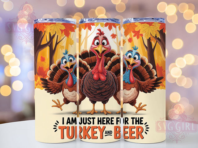 Gobble Til You Wobble Fall Tumbler Wrap, Turkey Tumbler Wrap, Gobble Til You Wobble, 20oz Skinny Tumbler, Sublimation Download, Feast Mode Tumbler, Men's Fall Tumbler Sublimation SvggirlplusArt 
