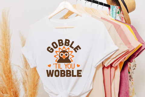 Gobble Til You Wobble, Turkey SVG SVG CraftLabSVG 