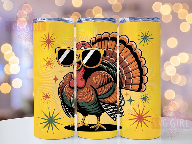 Gobble Turkey Coquette Fall Tumbler, Coquette Thanksgiving, Preppy Autumn Design, 20oz Sublimation Wrap, Cute Turkey Drinkware, Festive Fall Tumbler, Seasonal Holiday Wrap Sublimation SvggirlplusArt 