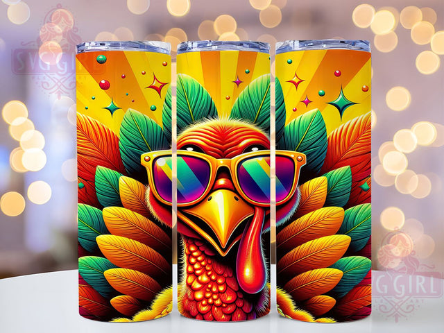 Gobble Turkey Coquette Fall Tumbler, Coquette Thanksgiving Wrap, Preppy Autumn Design, 20oz Sublimation Wrap, Cute Turkey Drinkware, Festive Fall Tumbler, Seasonal Holiday Wrap Sublimation SvggirlplusArt 