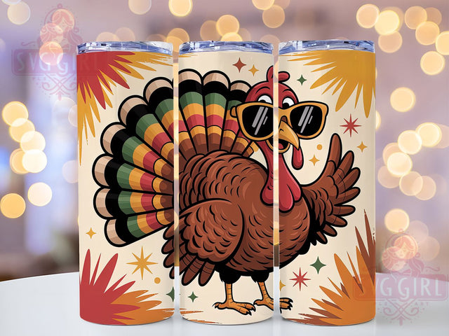 Gobble Turkey Coquette Fall Tumbler, Coquette Thanksgiving Wrap, Preppy Autumn Design, 20oz Sublimation Wrap, Cute Turkey Drinkware, Festive Fall Tumbler, Seasonal Holiday Wrap Sublimation SvggirlplusArt 
