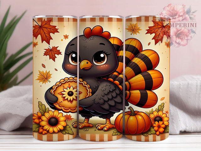 Gobble Turkey Thanksgiving Tumbler Wrap, Turkey Tumbler Png, 20oz Skinny Tumbler, Fall Sublimation Design, Gobble Till You Wobble Png, Thankful Tumbler Png, Tumbler Design Download Sublimation Li Zamperini 