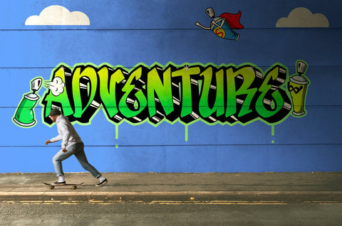 Goberz Tigre - Monoline Graffiti Font Font Mozzatype 