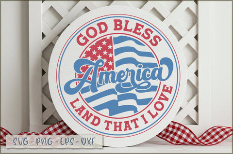 God bless america land that i love Sign SVG Shetara Begum 