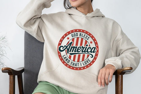 God Bless America Land That I Love SVG Angelina750 