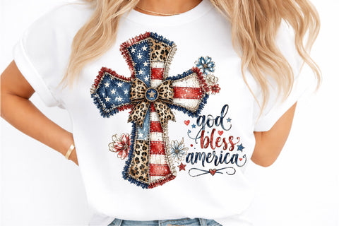 God Bless America PNG, 4th of July PNG Sublimation designmaster24 