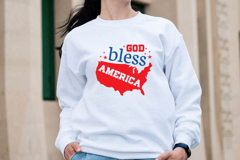 god bless america SVG Angelina750 