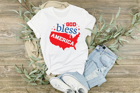 god bless america SVG Angelina750 